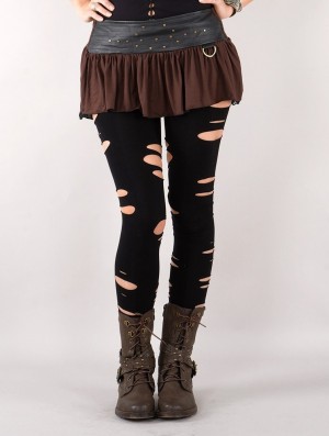 Jupe Toonzshop Micro Skirt Femme Marron | UAQJ03641