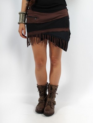 Jupe Toonzshop Skirt "Azhar" Femme Noir Marron | VFOM63580