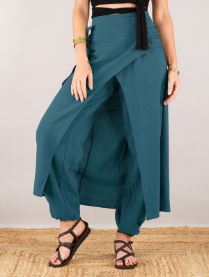 Jupe Toonzshop Wanda Harem Skirt Pants Femme Noir Bleu | EFCL68051