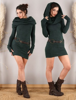 Peignoir Toonzshop Mantra Sweater Dress Femme Bleu | KIYT37982
