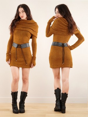 Peignoir Toonzshop Mantra Sweater Dress Femme Rusty | MRGS12640
