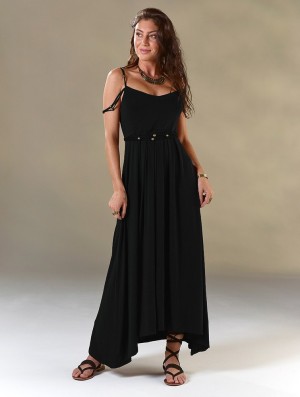 Peignoir Toonzshop Massaläa Long Dress Femme Noir | LQGN23108